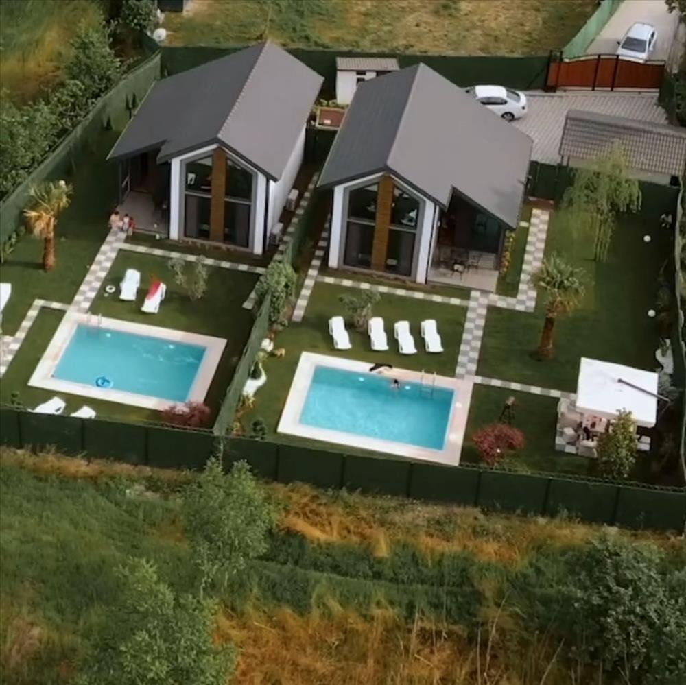 B316-2 Jakuzili Havuzlu Bungalov — fotoğraf 10