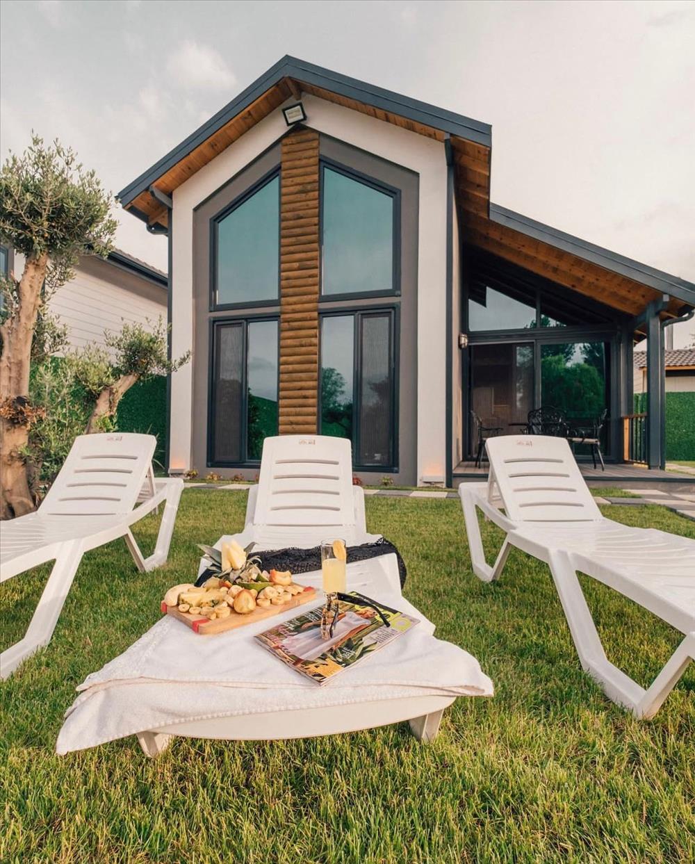 B316-2 Jakuzili Havuzlu Bungalov — fotoğraf 11
