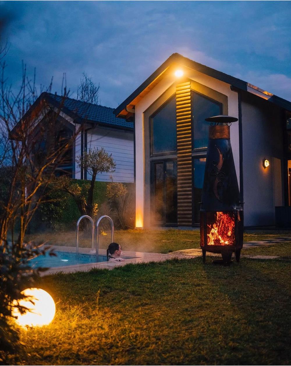 B316-2 Jakuzili Havuzlu Bungalov — fotoğraf 2