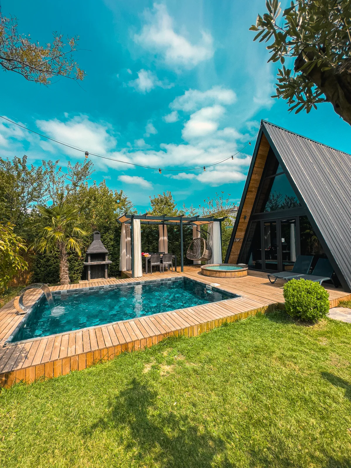 B219 Jakuzili Havuzlu Bungalov — fotoğraf 6