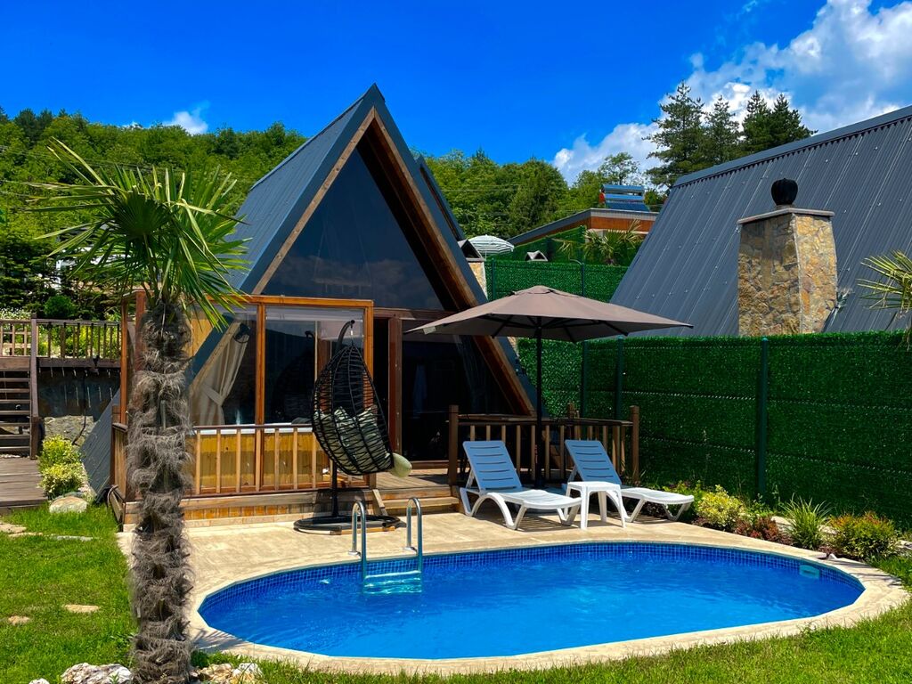 Mavera Bungalov Oval Havuzlu ve Jakuzili — fotoğraf 1
