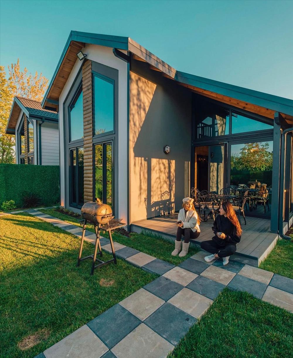 B316-2 Jakuzili Havuzlu Bungalov — fotoğraf 8