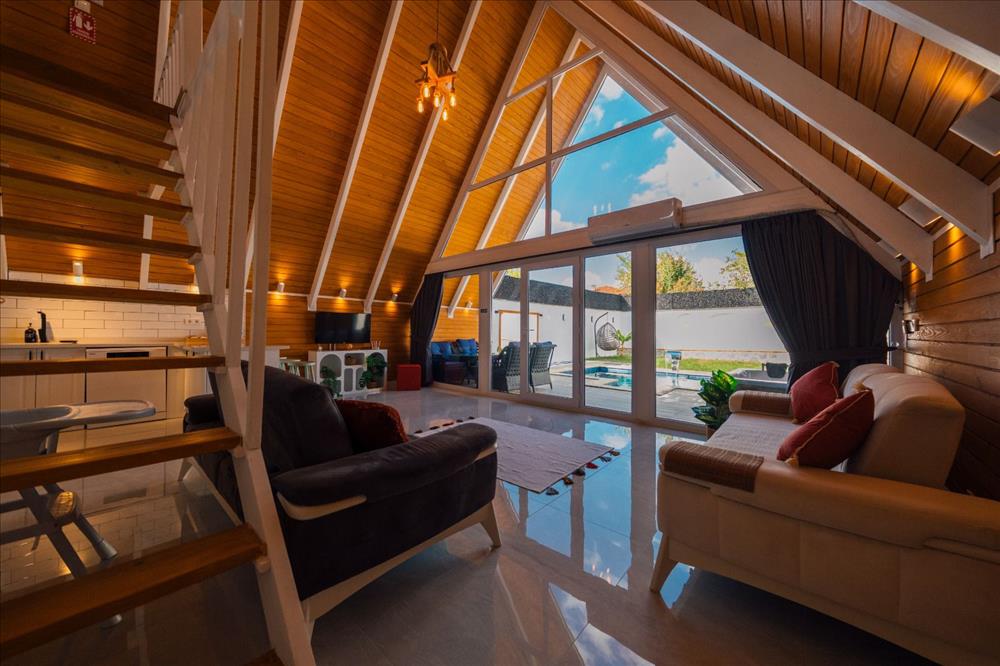 B323 Jakuzili Havuzlu Bungalov — fotoğraf 13