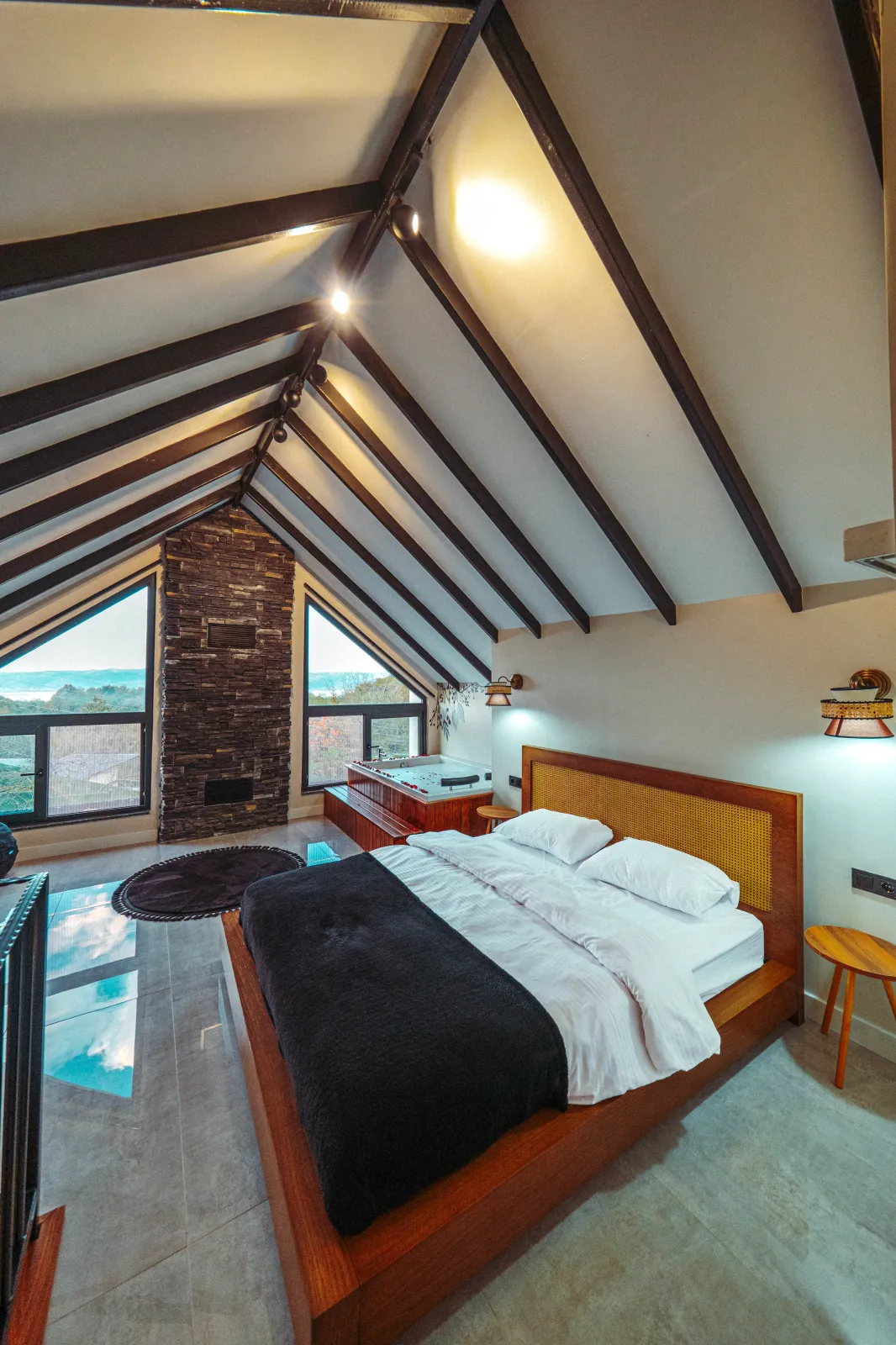 B224 Jakuzili Havuzlu Bungalov — fotoğraf 5